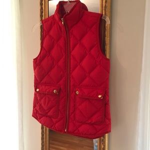 J. Crew Quilted down vest